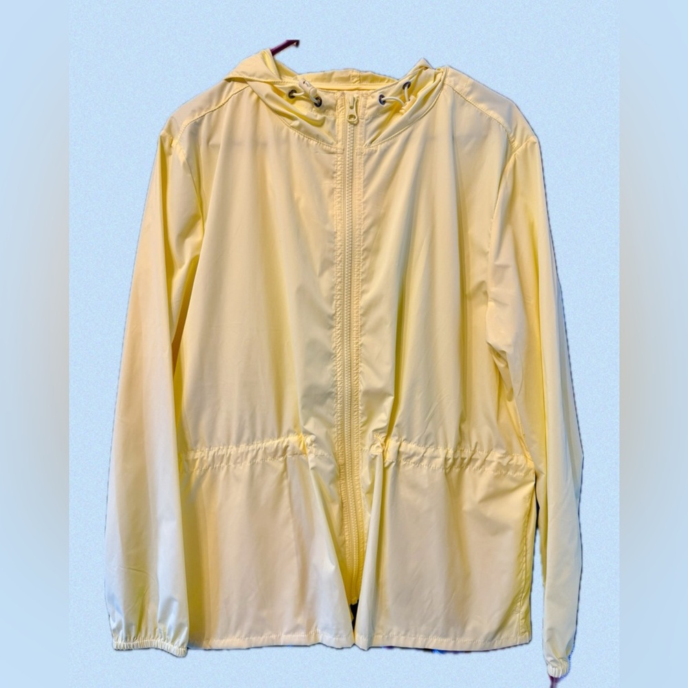 Women's Yellow Packable Spring Jacket